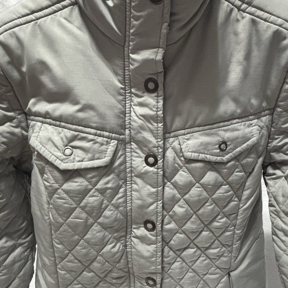 Royal Robbins Quilted Jacket Women's Gray Snap Zip Lightweight Insulated Size S - Picture 7 of 14